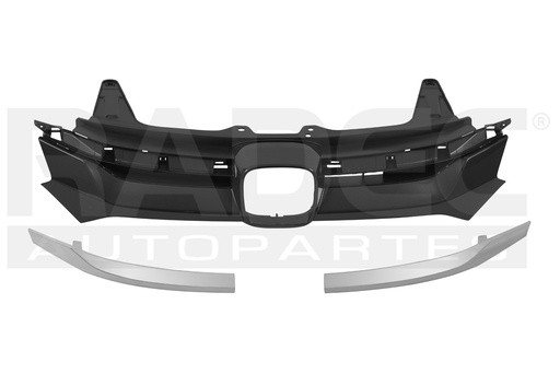 [204-1303-31] PARRILLA HD CR-V 15-16 C/MOLDURA CROMADA TURBO/TURBO PLUS/TORUING L4 4 CILINDROS 1.5L 5 PUERTAS SUPERIOR