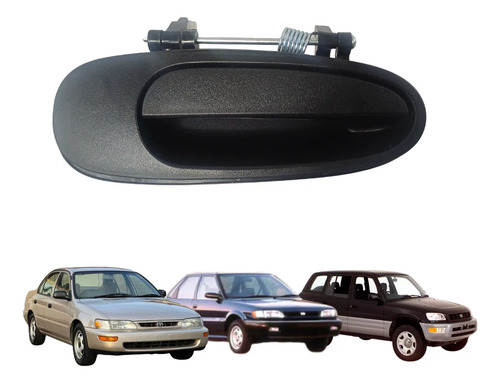 [012-3004-22] MANIJA EXTERIOR TY COROLLA 92-97/RAV4 96-00  CV GEO PRIZM 92-97  CORRUGADA NEGRA PLASTICO HUSHAN Derecho Trasera  