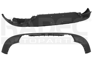 [203-5502-03] FASCIA TRASERA MG ZS 21-22 P/PINTAR EXCITE/STYLE L4 4 CILINDROS 1.5L 5 PUERTAS INFERIOR