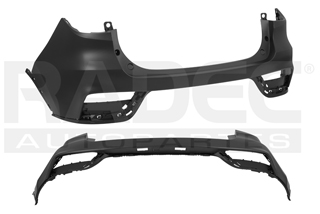 [203-5502-02] FASCIA TRASERA MG ZS 21-22 P/PINTAR EXCITE/STYLE L4 4 CILINDROS 1.5L 5 PUERTAS SUPERIOR