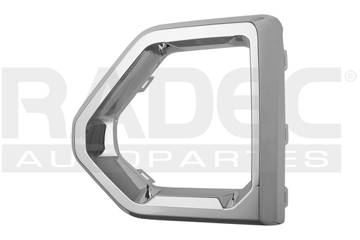 [011-0637-11] MOLDURA REJILLA DELANTERA GM SIERRA 19-25 CROMADA SLE/AT4/DENALI V8 8 CILINDROS 5.3/6.2L 2/4 PUERTAS IZQ