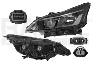 [019-2327-17] FARO NS MARCH SENSE/ADVANCE 21-25 MANUAL HALOGENO C/LEDS S/FOCO DEPO IZQ