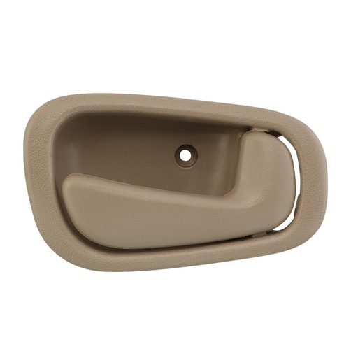 [012-3004-30] MANIJA INTERIOR TY COROLLA  CV GEO PRIZM 98-02  SIN HOYO PARA SEGURO BEIGE PLASTICO HUSHAN Derecho Delantera/Trasera  