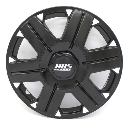 [POLR13-LES0026] TAPON POLVERA RIN 13 ABS SPORT TUNING NEGRO-BLANCO LES0026