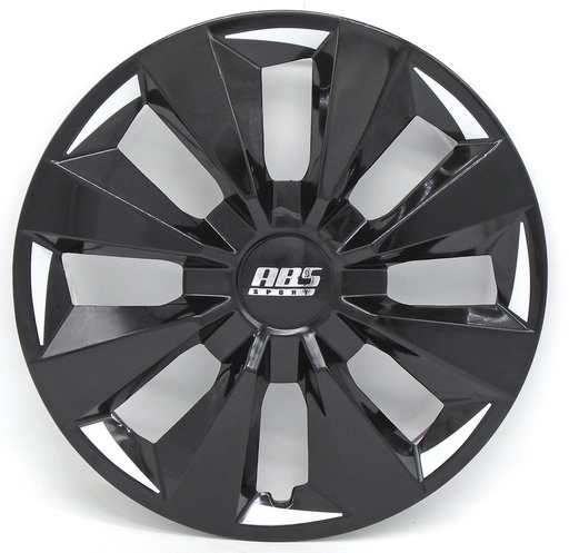 [POLR14-LES0044] TAPON POLVERA RIN 14 ABS SPORT TUNING NEGRO-BLANCO LES0044