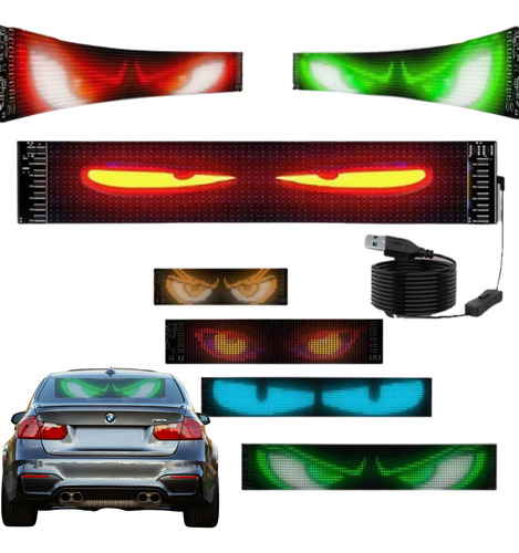 [LU984A] PANTALLA LED FLEX  APP Y BT CONECT 10x35CM