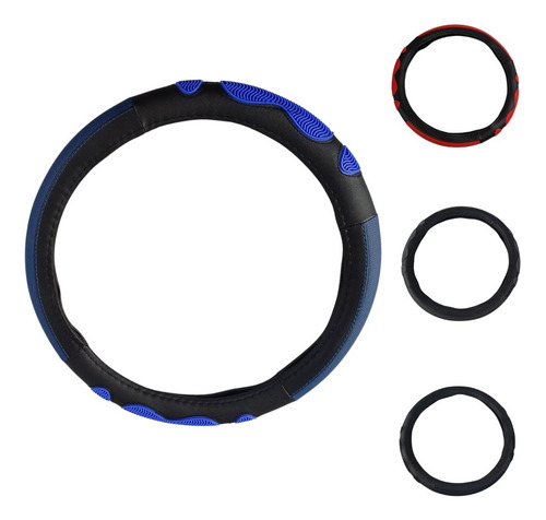 [FV349A] FUNDA AZUL VINIL PARA VOLANTE T/MASAJE C/SILI