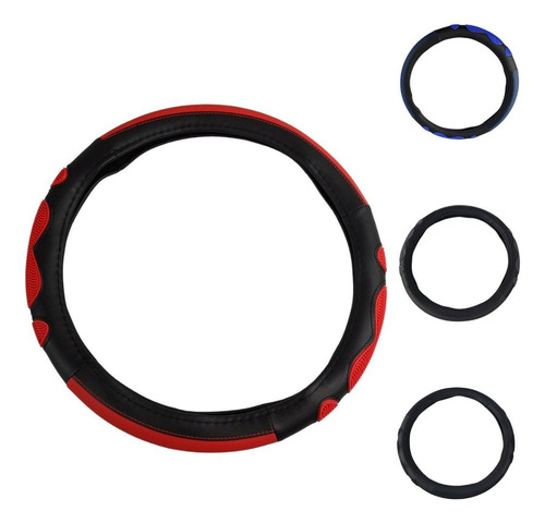 [FV363A] FUNDA ROJA VINIL PARA VOLANTE T/MASAJE C/SILI