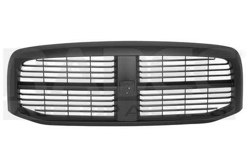 [204-0916-35] PARRILLA DG RAM 06-08 NEGRA 1500 V6/V8 6/8 CILINDROS 3.6/5.7L 2/4 PUERTAS