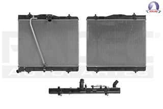 [220-3005-06] RADIADOR TY HIACE 06-17 L4 2.7 LTS STD C/S AA 20X26X36MM ALUM SOLD POLAR