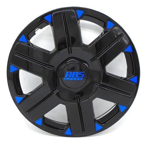 [POLR13-LES0030] TAPON POLVERA RIN 13 ABS SPORT TUNING NEGRO-AZUL LES0030