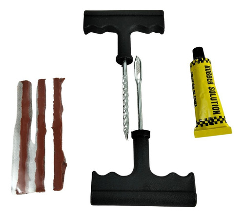 [139-5001-01] KIT DE REPARACION DE NEUMATICOS PARA MOTOCICLETA 6 PZAS.