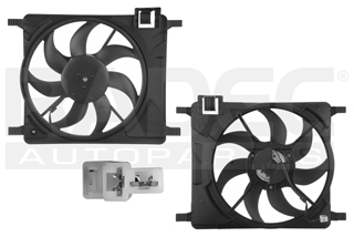 [218-0666-02] MOTOVENTILADOR CV SPARK 11-17 L4 1.2L LINEA ANTERIOR P/RAD SENCILLO COMPLETO 2 TERMINALES CN