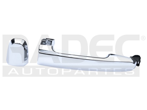 [012-3007-12] MANIJA EXTERIOR TY HILUX VIGO 05-15/COROLLA 03-13/CAMRY 02-06/RAV4 01-12/YARIS 06-11/MATRIX 03-13/SOLARA 04-08  PT VIBE 03-10  SIN HOYO PARA LLAVE CROMADA PLASTICO HUSHAN Derecho Delantera  