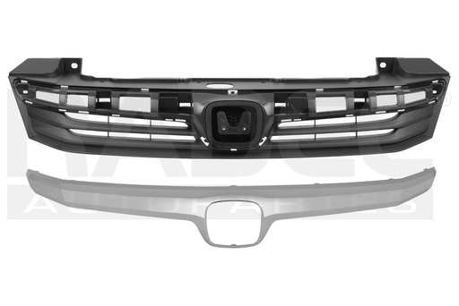 [204-1302-34] PARRILLA HD CIVIC 12 C/MOLDURAS CROMADAS EX L4 4 CILINDROS 2.0L 4 PUERTAS