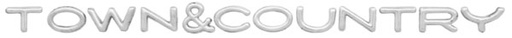[001-0626-06] LETRAS TOWN & COUNTRY VOYAGER CROMO