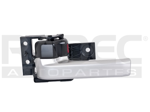 [012-3008-01] MANIJA INTERIOR TY FJ CRUSIER 07-14  NEGRO/PLATA PLASTICO HUSHAN Izquierdo Delantera  