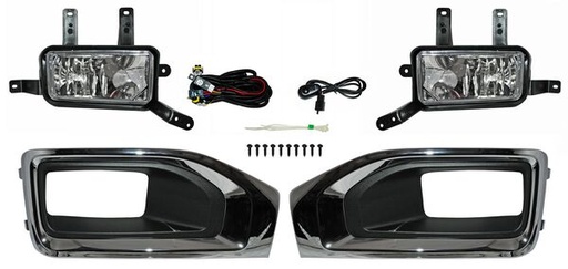 [GM775] FARO NIEBLA YUKON/ DENALI 15-16 C/PARRILLA C/MOLD CROMADA JGO 352 CCC