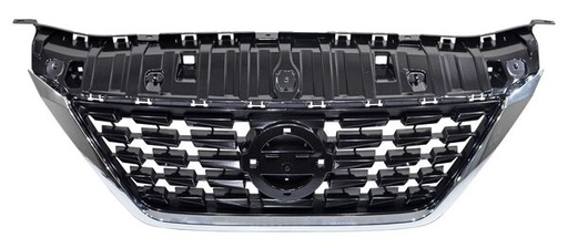 [204-2327-09] PARRILLA NS MARCH 21-25 NEGRA C/MOLDURA CROMADA