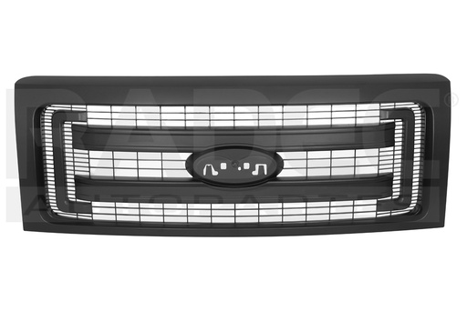 [204-1215-24] PARRILLA FD F-150 13-14 NEGRA XLT V6 6 CILINDROS 3.3/3.5/3.7L 2/4 PUERTAS