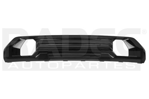 [011-0637-12] MOLDURA FASCIA DELANTERA GM SIERRA 19-25 NEGRA SLE/AT4/DENALI V8 8 CILINDROS 5.3/6.2L 2/4 PUERTAS INFERIOR