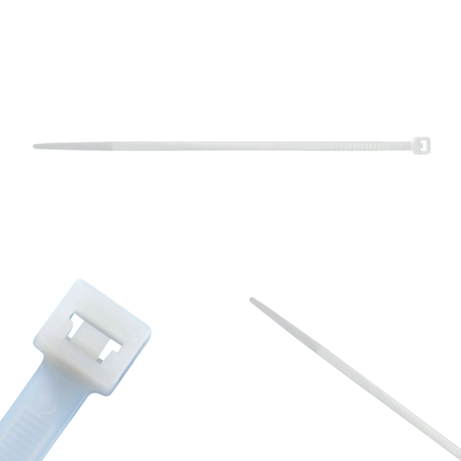 [51532] CINCHOS DE PLASTICO BLANCO 10CM X 3MM