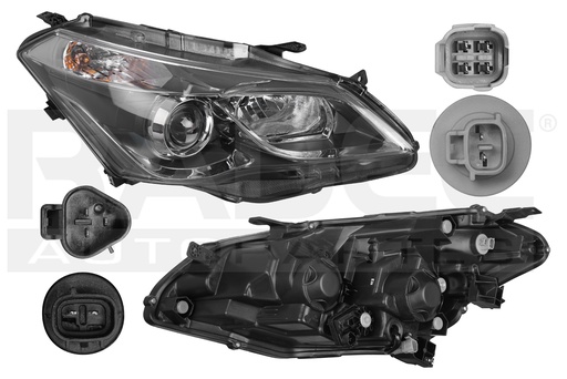 [019-2913-00] FARO SZ CIAZ 16-20 FONDO NEGRO S/FOCO CN DER