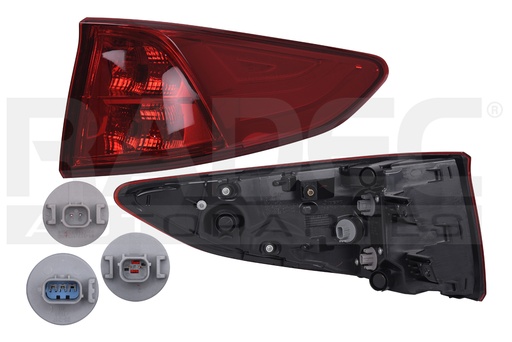 [017-1305-40] CALAVERA EXTERIOR HD ODYSSEY 18-25 C/LEDS DEPO DER