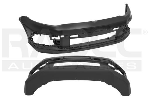 [203-3107-09] FASCIA DELANTERA VW CROSSFOX 16-17 CORRUGADA BASE/SPORT L4 4 CILINDROS 1.6L 5 PUERTAS BRA