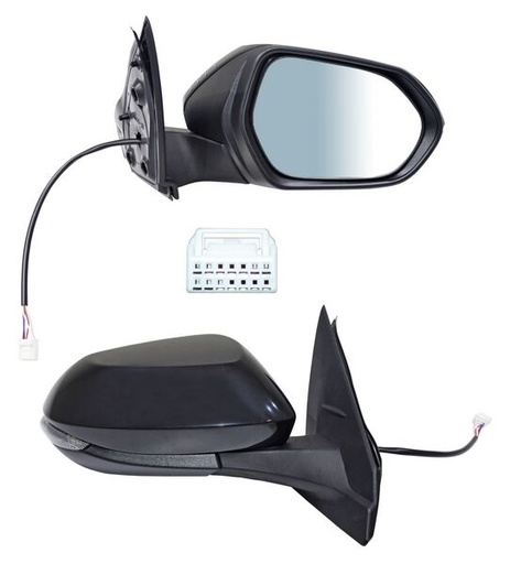 [ELTYA23ER2] ESPEJO YARIS 4P 23-25 ELECT P/PINT C/DIRECC AUTOABATIBLE 7 PINES 250725 DER