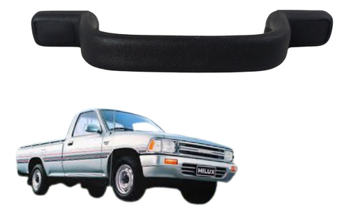 [012-3010-31] MANIJA INTERIOR TY HILUX 89-97  NEGRO PLASTICO HUSHAN Derecho/Izquierdo   