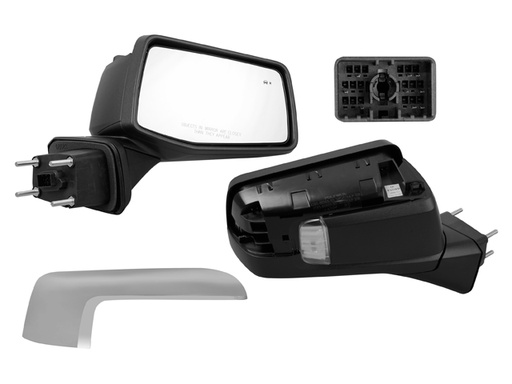 [018-0615-48] espejo cv cheyenne 19-26 electrico c/desempanante c/direccional c/sensor temperatura c/sensor de proximidad cromado 9 pines lt/4x2/4x4/trail boss der