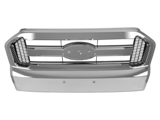 [204-1230-34] PARRILLA FD RANGER 17-19 CROMADA BASE/XLT/ 14/15 4/5 CILINDROS 2.3/2.5/3.2L 2/4 PUERTAS