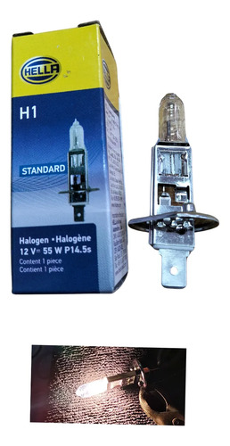 [SVH155W] HELLA-H1P50 FOCO HELLA H1 12V 55W 50% MAS LUZ