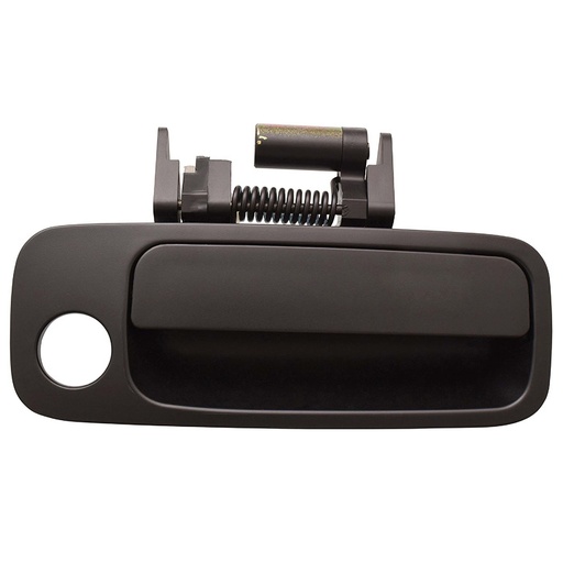 [012-3013-00] MANIJA EXTERIOR TY SOLARA 99-03  CON HOYO PARA LLAVE LISA PARA PINTAR NEGRA PLASTICO HUSHAN Derecho Delantera  