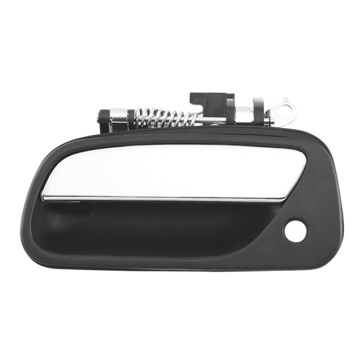 [012-3014-05] MANIJA EXTERIOR TY T100 93-98  CON HOYO PARA LLAVE CORRUGADA PLASTICO HUSHAN Izquierdo Delantera  