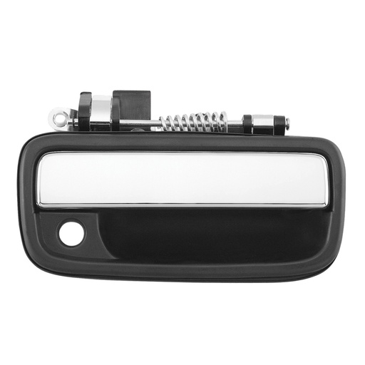 [012-3015-00] MANIJA EXTERIOR TY TACOMA 95-04  CON HOYO PARA LLAVE LISA NEGRA/CROMO PLASTICO HUSHAN Derecho Delantera  