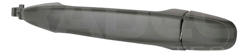 [012-3015-02] MANIJA EXTERIOR TY TACOMA 05-15  CORRUGADA NEGRA PLASTICO HUSHAN Derecho/Izquierdo Trasera  