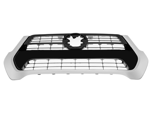 [204-3007-16] PARRILLA TY HILUX 21-26 LINEA NUEVA NEGRA BRILLANTE F/CROMADO 4X2/4X4/SR/BASE L4 4 CILINDROS 2.7/2.8L 2/4 PUERTAS