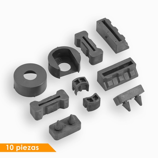 [32255] GRAPA CV S10 95-04 KIT DE INSTALACION 10 CUENCA + TOPE DE CAJA GENERICA BRA
