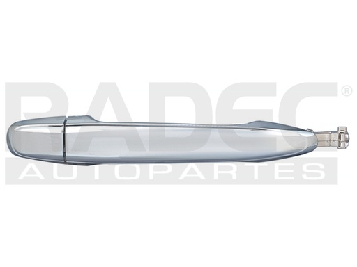 [012-3015-28] MANIJA EXTERIOR TY TACOMA 05-15/4RUNNER 03-09/CAMRY 07-11/HIGHLANDER 08-13/AVALON 05-13/SIENNA 04-10/PREVIA 06-15/LAND CRUISER FJ120 03-09  SIN HOYO PARA LLAVE CROMADA PLASTICO HUSHAN Derecho Delantera  