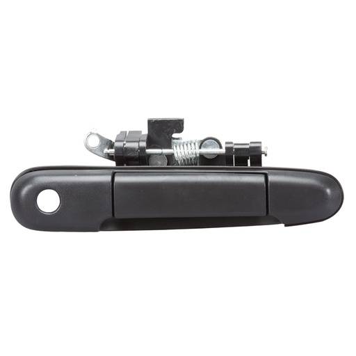 [012-3016-00] MANIJA EXTERIOR TY TERCEL 91-94  CON HOYO PARA LLAVE CORRUGADA NEGRA PLASTICO HUSHAN Derecho Delantera  