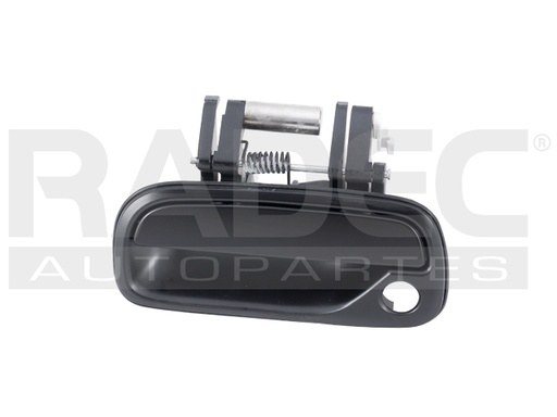 [012-3017-16] MANIJA EXTERIOR TY TUNDRA CABINA REGULAR Y MEDIA CABINA 00-06  CON HOYO PARA LLAVE LISA PARA PINTAR NEGRA PLASTICO HUSHAN Derecho Delantera  
