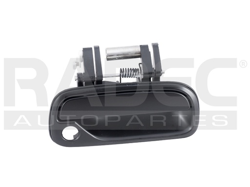 [012-3017-17] MANIJA EXTERIOR TY TUNDRA CABINA REGULAR Y MEDIA CABINA 00-06  CON HOYO PARA LLAVE LISA PARA PINTAR NEGRA PLASTICO HUSHAN Izquierdo Delantera  