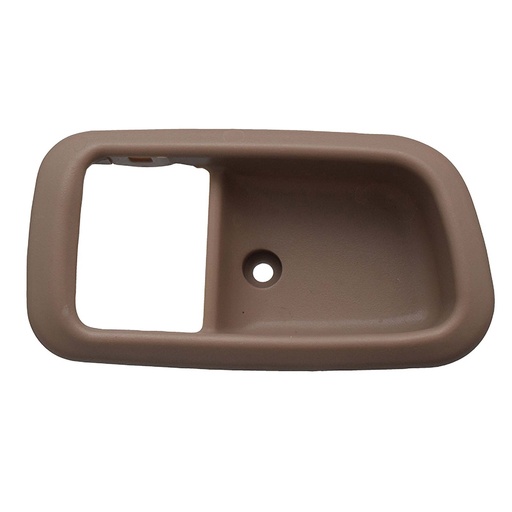 [012-3017-50] MANIJA INTERIOR TY TUNDRA CABINA Y MEDIA 00-06  SOLO BISEL BEIGE PLASTICO HUSHAN Derecho Delantera  
