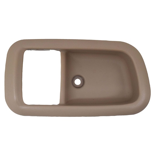 [012-3017-58] MANIJA INTERIOR TY TUNDRA CABINA Y MEDIA 00-06  SOLO BISEL BEIGE PLASTICO HUSHAN Derecho Trasera  