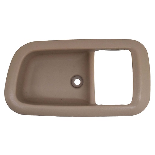 [012-3017-59] MANIJA INTERIOR TY TUNDRA CABINA Y MEDIA 00-06  SOLO BISEL BEIGE PLASTICO HUSHAN Izquierdo Trasera  