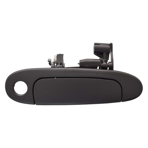 [012-3018-00] MANIJA EXTERIOR TY YARIS/ECHO 00-05  CON HOYO PARA LLAVE LISA NEGRA PLASTICO HUSHAN Derecho Delantera  
