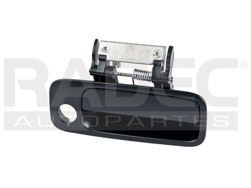[012-3021-18] MANIJA EXTERIOR TY AVALON 00-04  CON HOYO PARA LLAVE NEGRA PLASTICO HUSHAN Derecho Delantera  