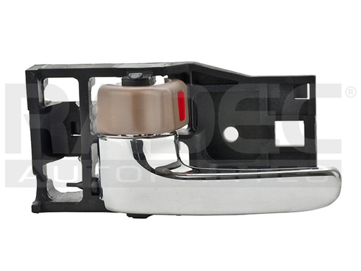 [012-3021-23] MANIJA INTERIOR TY AVALON 00-04/SEQUOIA 01-07/TUNDRA DOBLE CABINA 00-06  CAFE/CROMADO HUSHAN Izquierdo Delantera/Trasera  